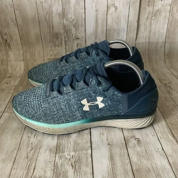 Under Armour Womens Charged Bandit 3 1298664-918 Blue Running Shoes Sneakers 11 - Picture 4 of 9